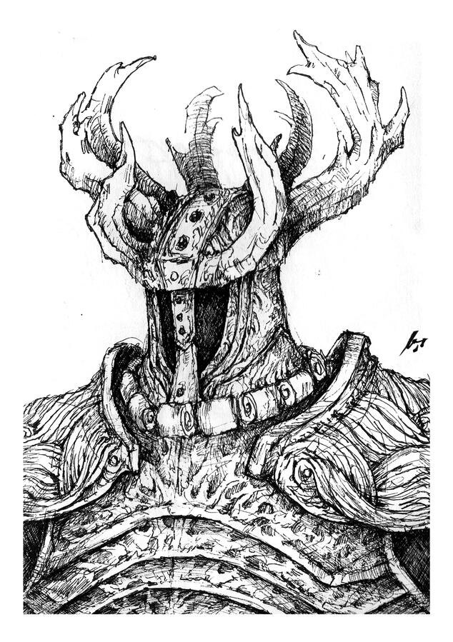 Crucible knight | ER fan art | High quality fine art giclée print | A5 print (14.8x21cm) | €14.99