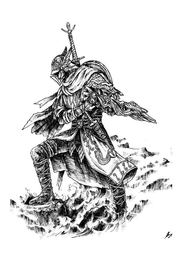 The Wylder | ER nightreign | High quality fine art giclée print | A4 print (21x29.7cm) | 24.99