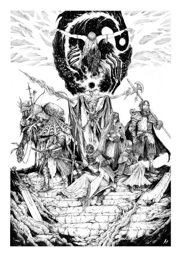 Path of Frenzied | ER fan art | High quality fine art giclée print | A3 print (29.7x42cm) | €32.99